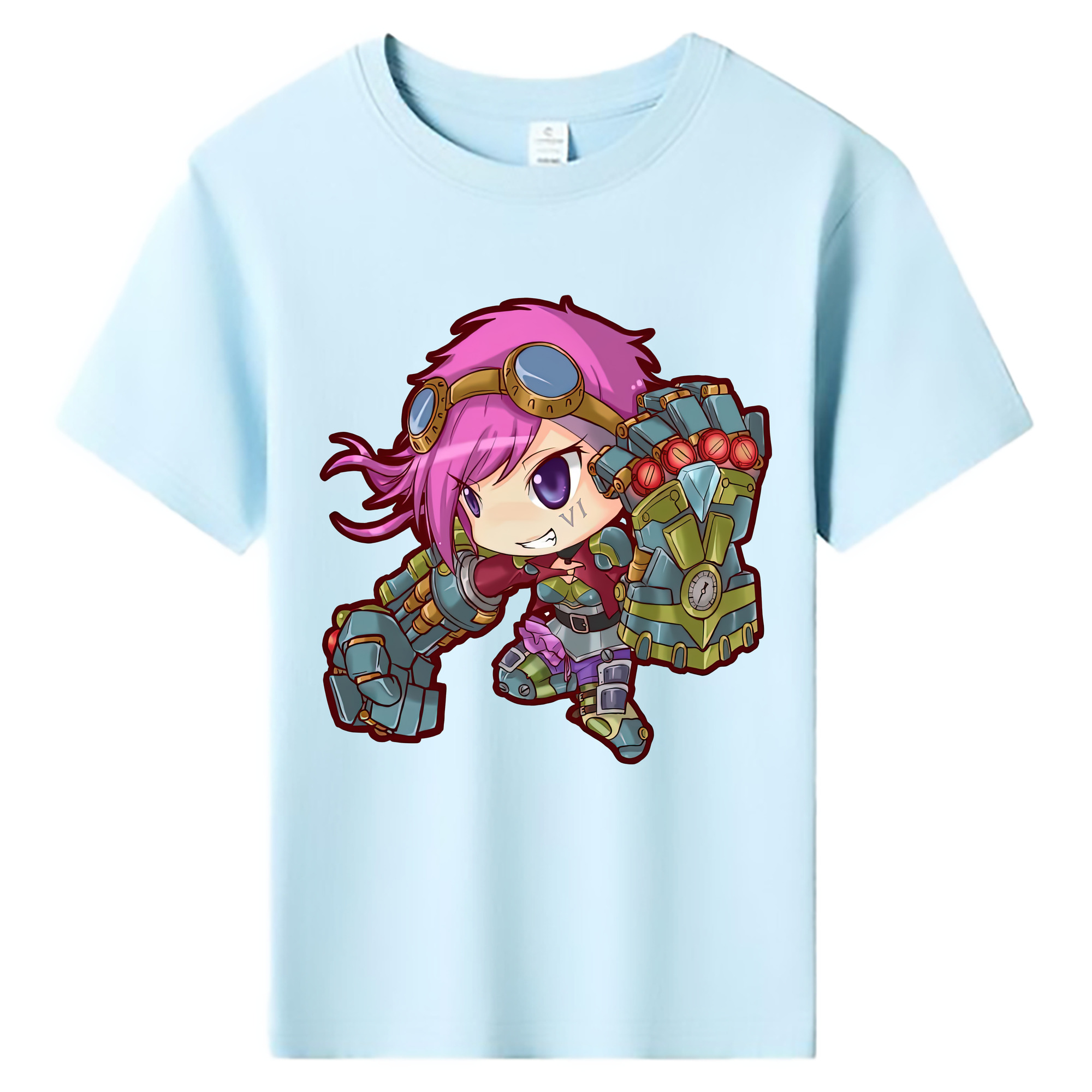 （画像用） リーグ・オブ・レジェンド League of Legends LOL 綿100％キッズTシャツ（フロントプリント）
